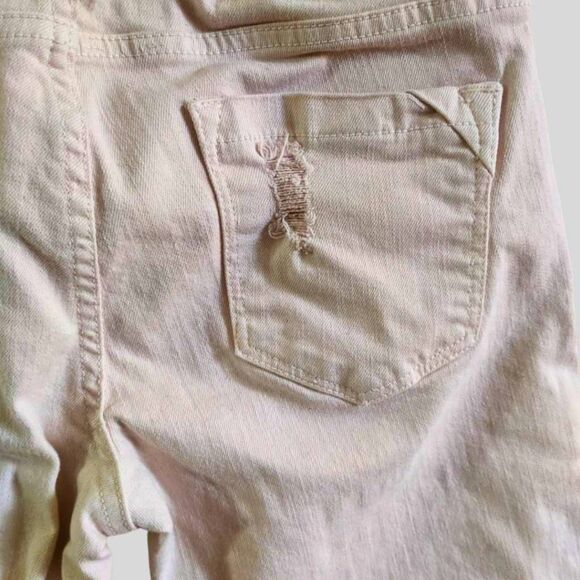 Zara Trafaluc Jeans Women's Size 4 Dusty Rose Slim Fit Cropped Y2K Core Denim - Picture 16 of 16
